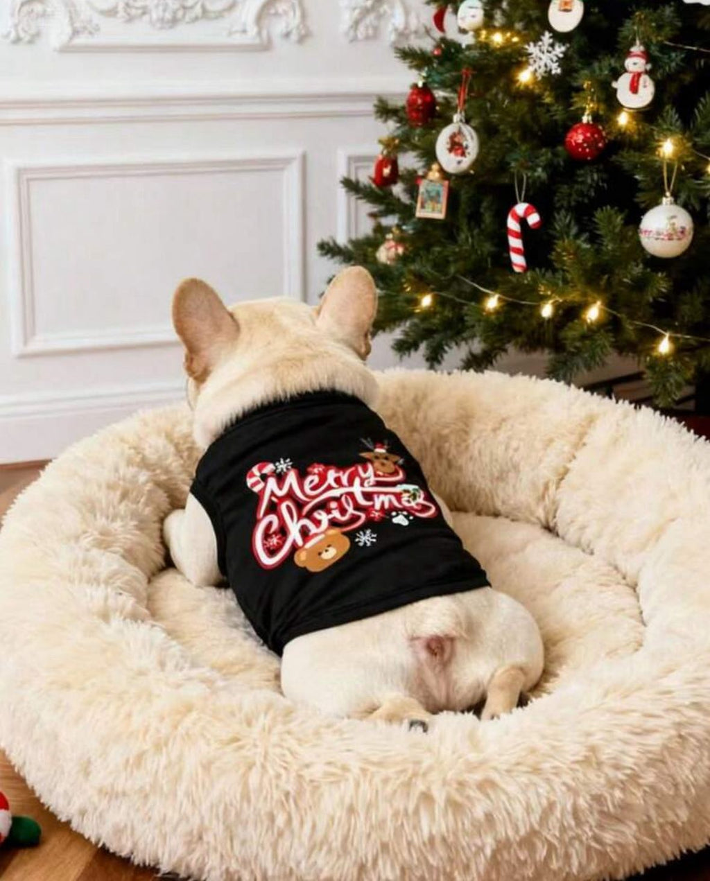 Polera pack 2 navidad Merry Christmas Y Cuadros