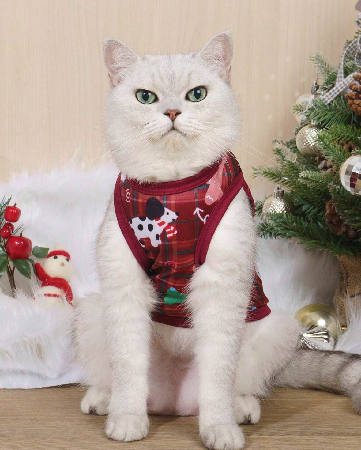 Polera pack 2 navidad Merry Christmas Y Cuadros