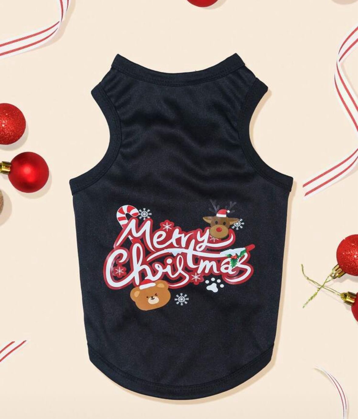 Polera pack 2 navidad Merry Christmas Y Cuadros