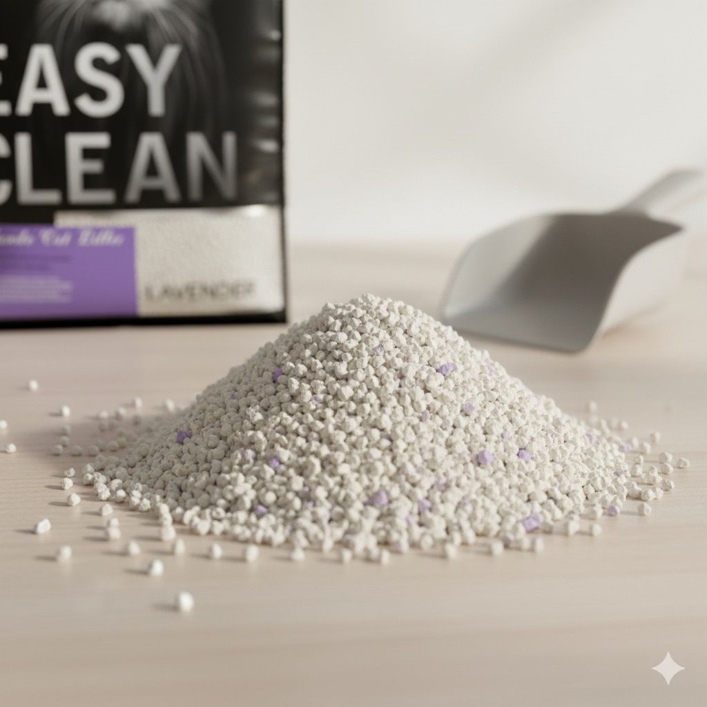 Arena Aglutinante Para Gatos Aroma Lavanda Easy Clean 8 Kg