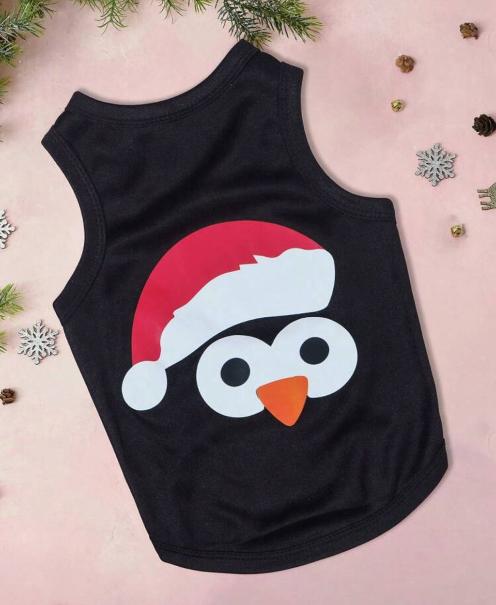 Pack de 2 Poleras Festivas Pingüinitos para Mascotas