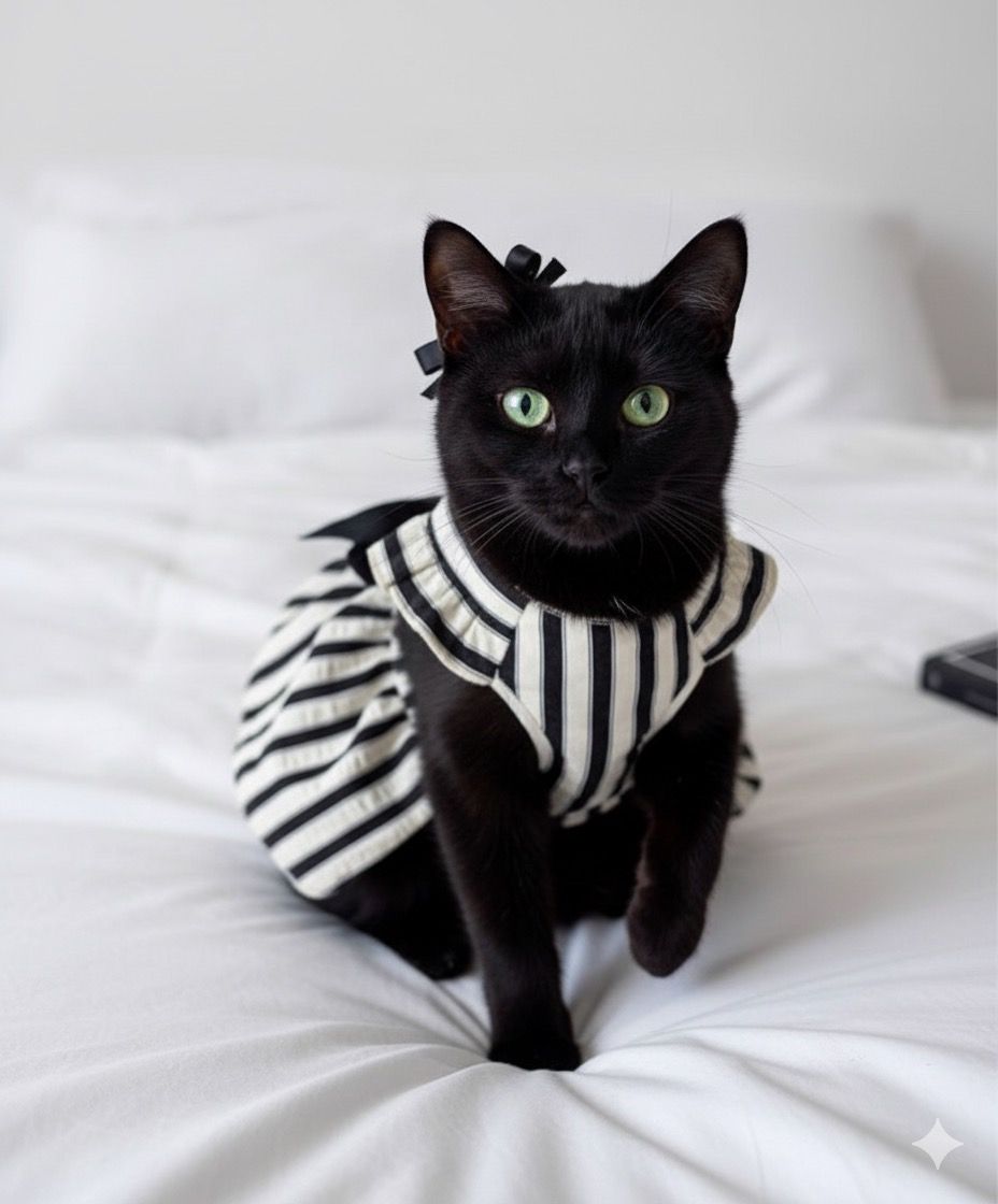 Vestido Clasico de Rayas